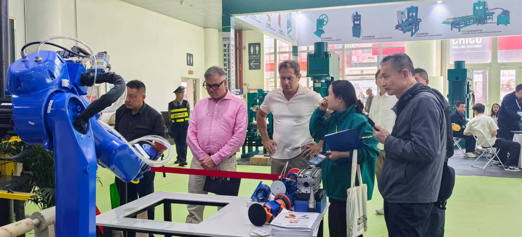 I punti salienti di Xiamen Anyth Mechanical Equipment alla fiera internazionale della pietra di Xiamen
